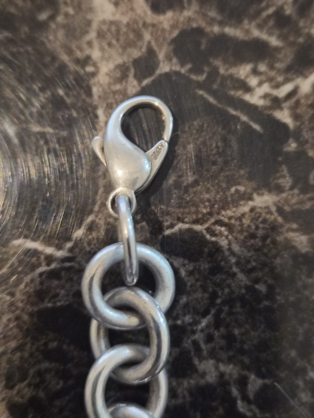 Authentic Tiffany & Co. Sterling Silver Return to Tiffany Heart Tag Choker - Picture 5 of 8